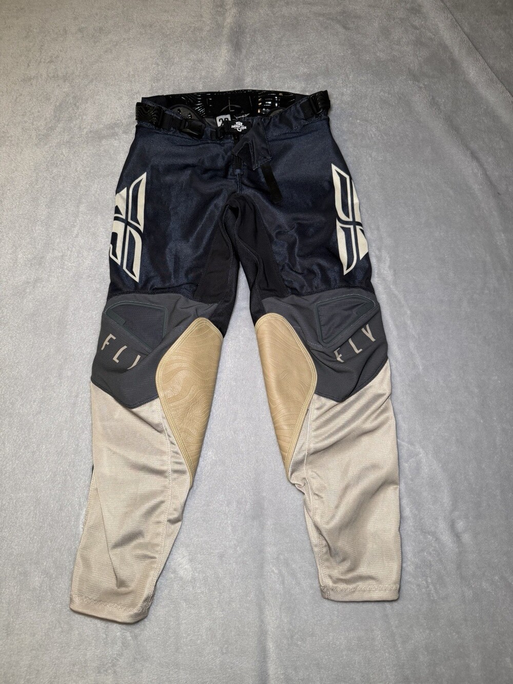 Fly Racing Kinetic Motorcycle Pants Mesh Leather Womens Sz 28 Armor Locking Belt